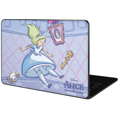 Disney Alice in Wonderland Falling down the Rabbit Hole Google Pixelbook Go Skin
